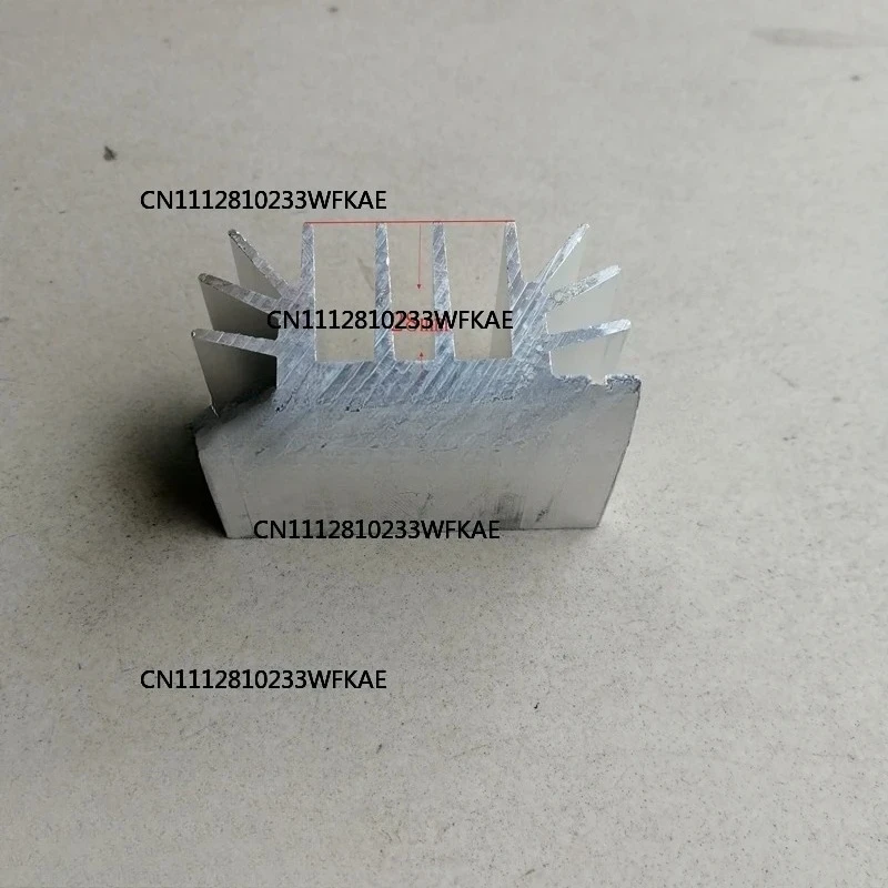 Aluminum Profile Power Amplifier Heating Sinks 247 High-Density Tooth 50*28*30 Heat Sink