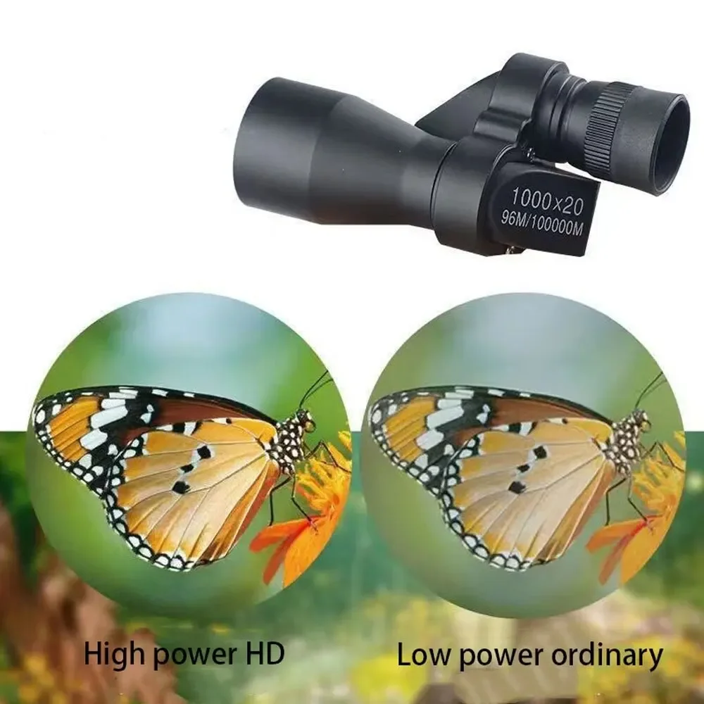 Telescopio monoculare tascabile Mini HD portatile Zoom ad alto ingrandimento telescopio da pesca all'aperto per la caccia alpinismo in campeggio