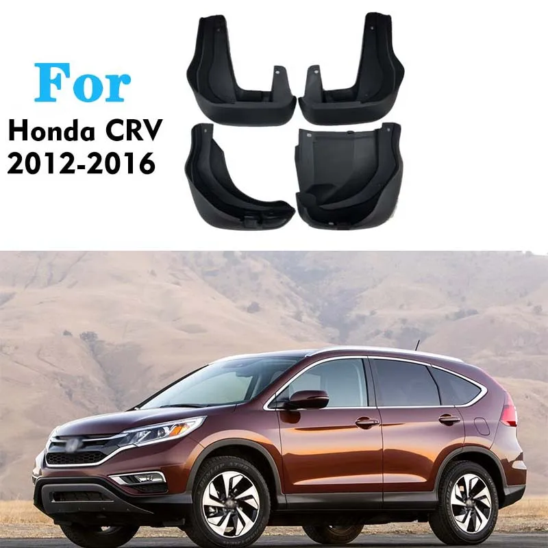 4PCS 2007-2022 Mudflaps FOR Honda CRV CR-V Mudguards Fender Mud Flap Guard Splash Mudguard Fenders car accessories auto styline