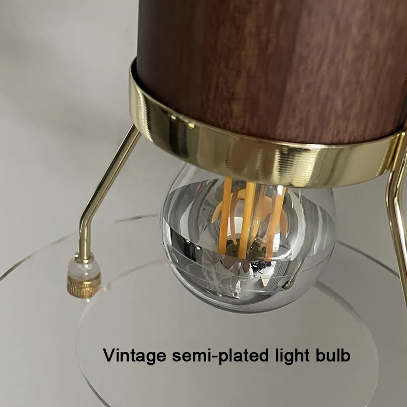 اليابانية الرجعية الجوز اللون الصغيرة النمل الجدار مصباح غرفة نوم السرير الدورية الزخرفية جو الجدار مصباح ضوء المنزل