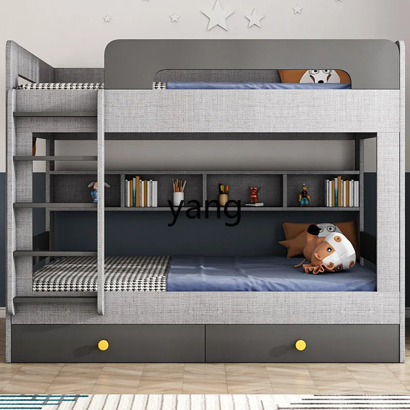 CX bunk bed with the same width high and low adult staggered mother-child bed