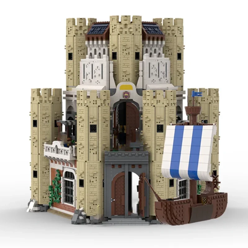 Model Moc Building Bricks The King's Castle Technology Modular Blocks Gifts Christmas Medieval Castle Toys DIY Sets Assembly