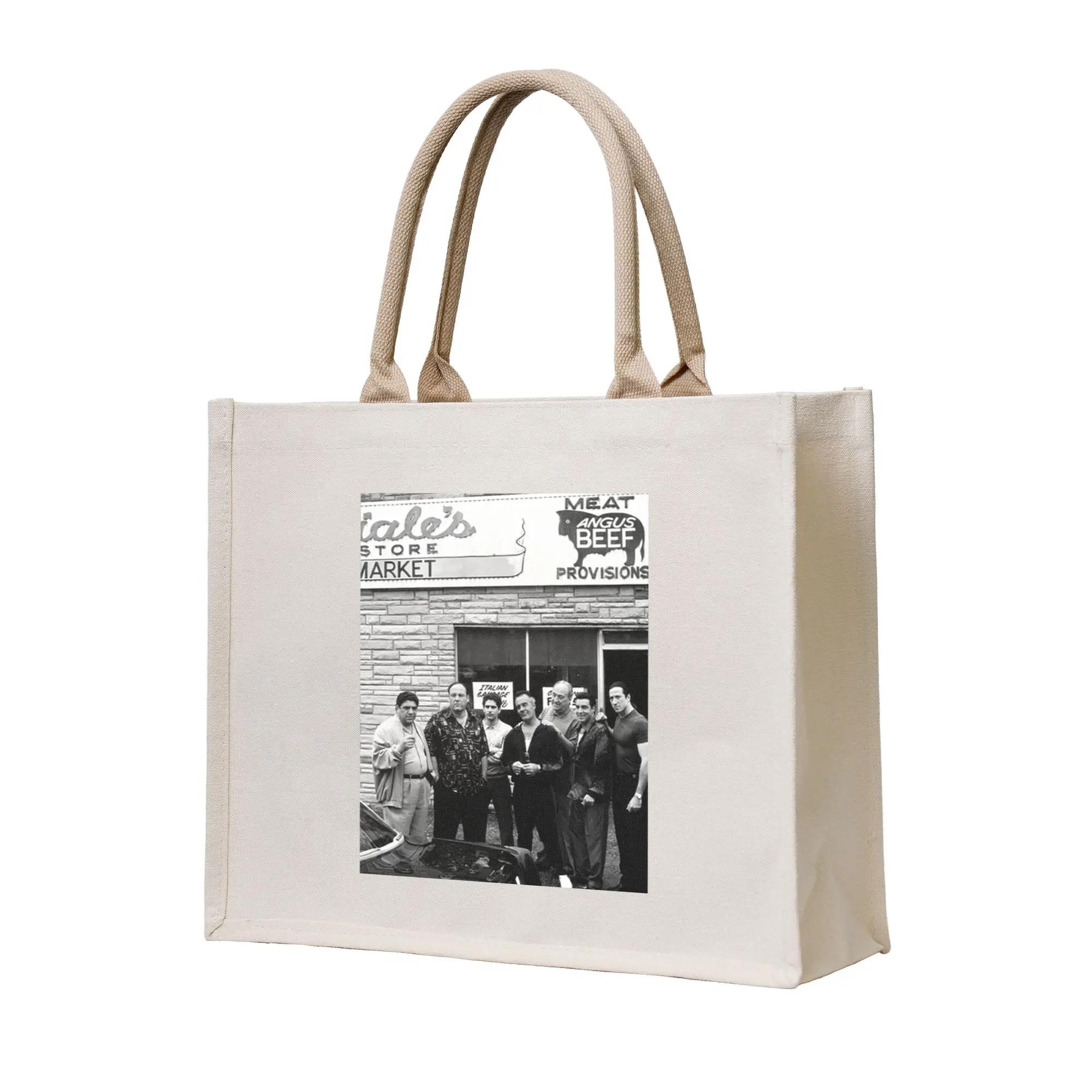 

Сумки для покупок The Sopranos Family, холщовая сумка-тоут, складная сумка-тоут для девочек, дорожная сумка через плечо