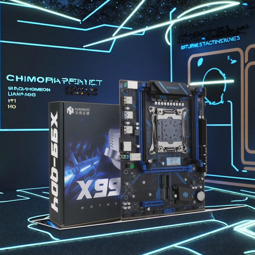 

X99 QD4 LGA 2011-3 Xeon Motherboard E5 Processor DDR4 Memory M.2 NVME SATA Support Non-ECC Combo Gaming PC Computer