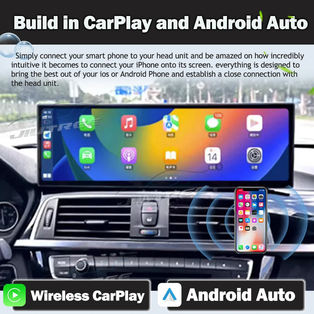 Rádio do carro android 13 para bmw série 3 f30 gt 4 série 2013-2019 ac painel cluster gps multimídia estéreo carplay player unidade principal