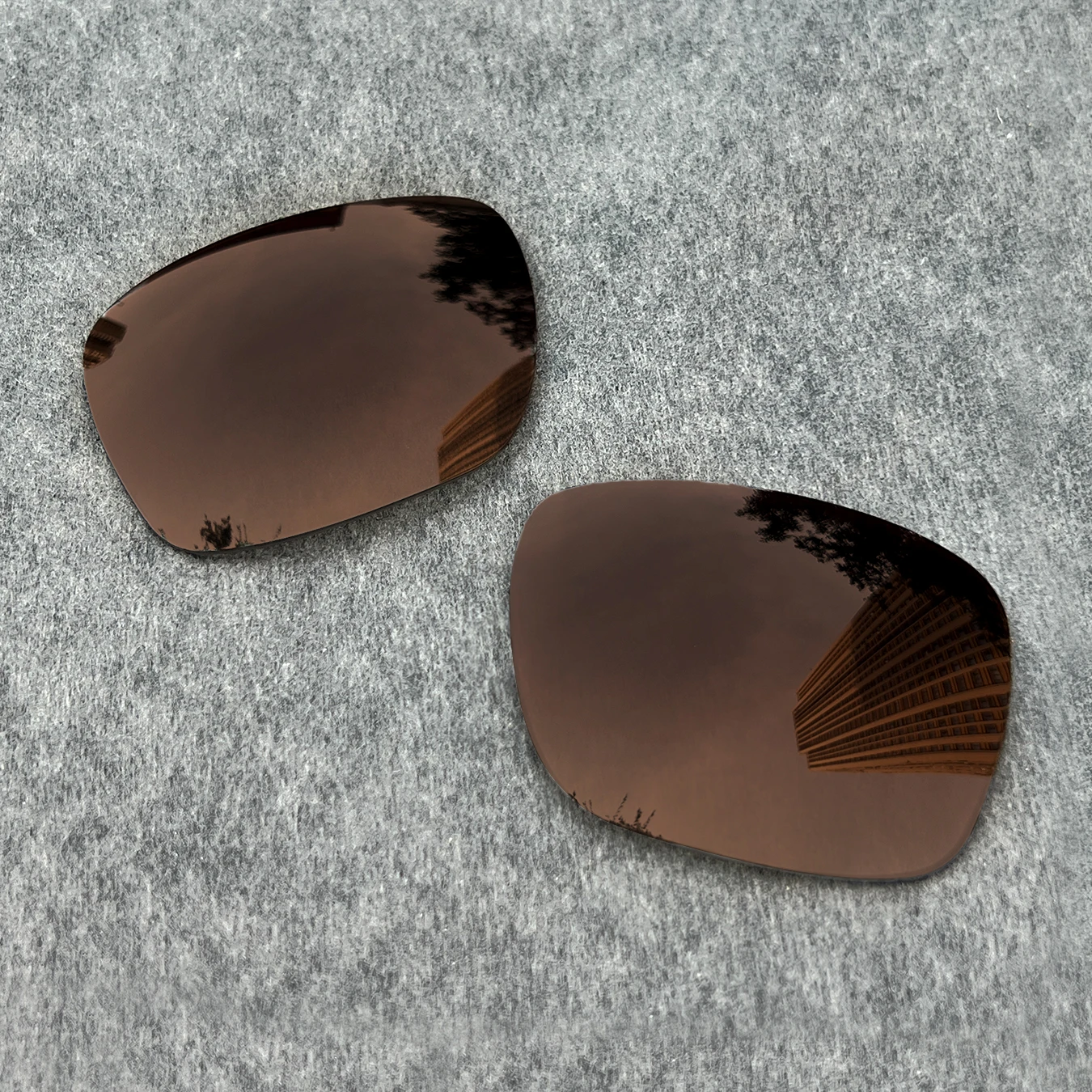 Amber Polarized Replacement Lenses for Meta Wayfarer RW4008 RW4012 53MM Smart Glasses 100% UV Protection