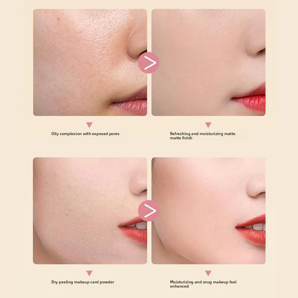 Crème de maquillage pour le visage 30g, contrôle durable de l'huile, empêche la poudre craquelée de décoller, garde un maquillage ferme et impeccable