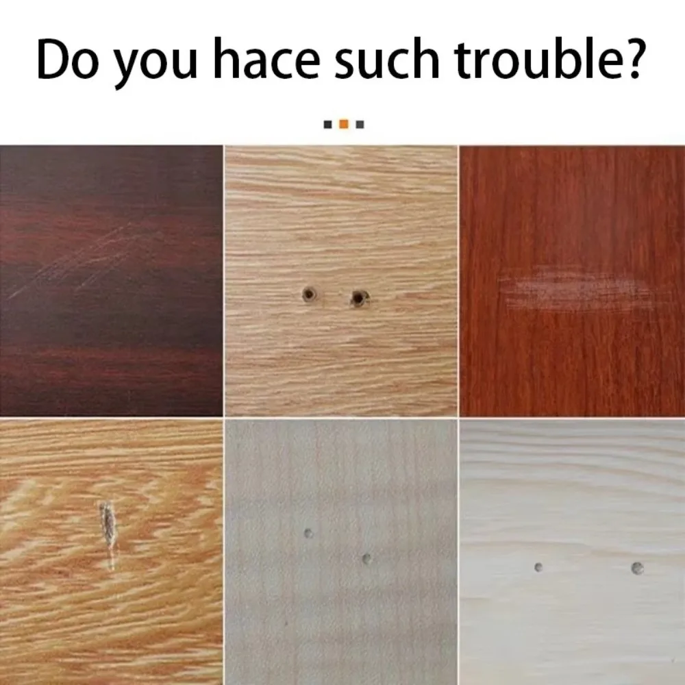 Waterproof Furniture Repair Pen Damaged Scratch Touch Up Floor Repair Pen Stains Scratches DIY Wood Repair Crayon Floor Cabinets