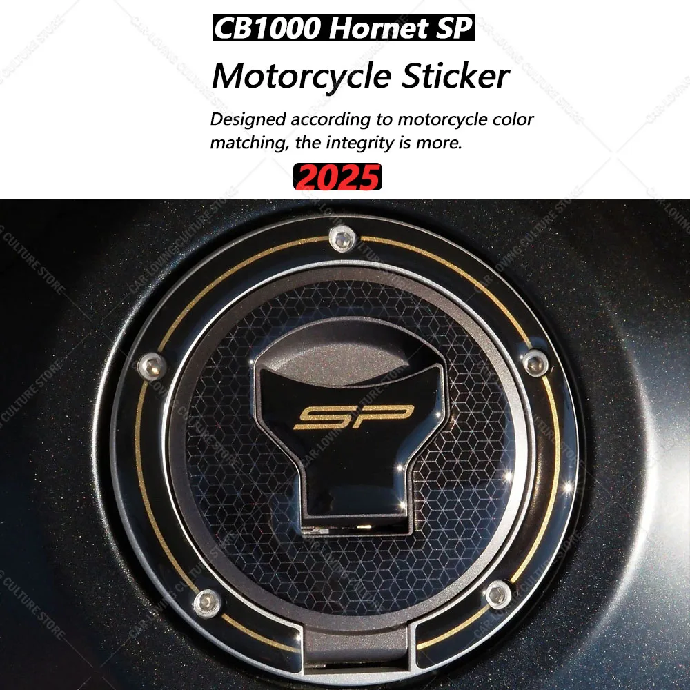 

For CB1000 Hornet SP 2025 Motorcycle Accessories 3D Gel Fuel Tank Cap Protector Decal Stickers Epoxy Resin Waterproof Sticker