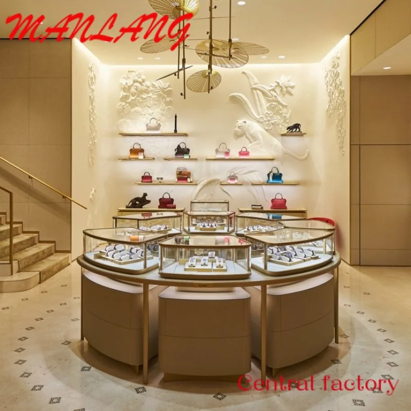 Mostruário De Jóias Preto Moderno, Display Store Design