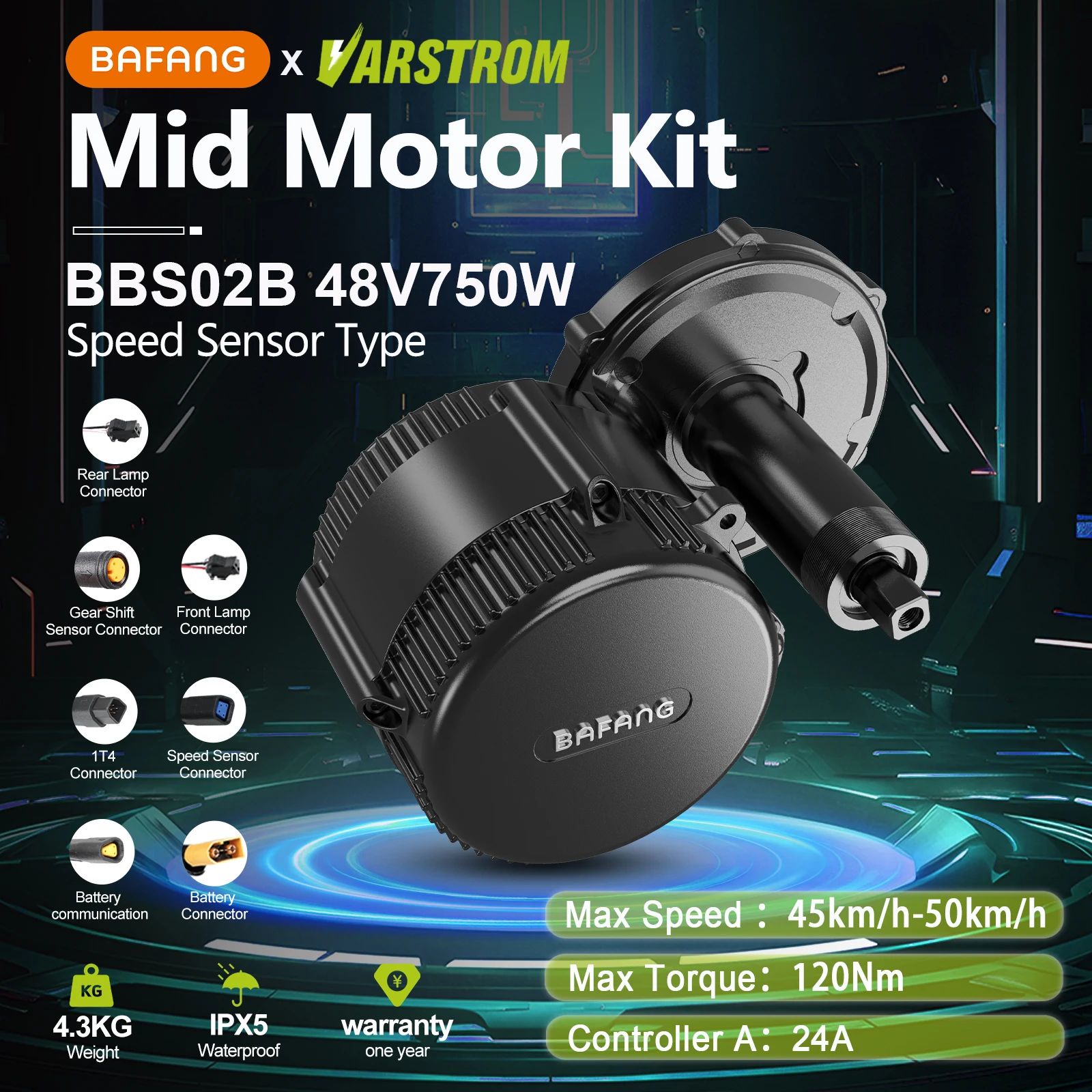 [US Stock]Bafang 48V Mid Drive - Bafang Bbshd 1000W Conversion Kit recension och pris