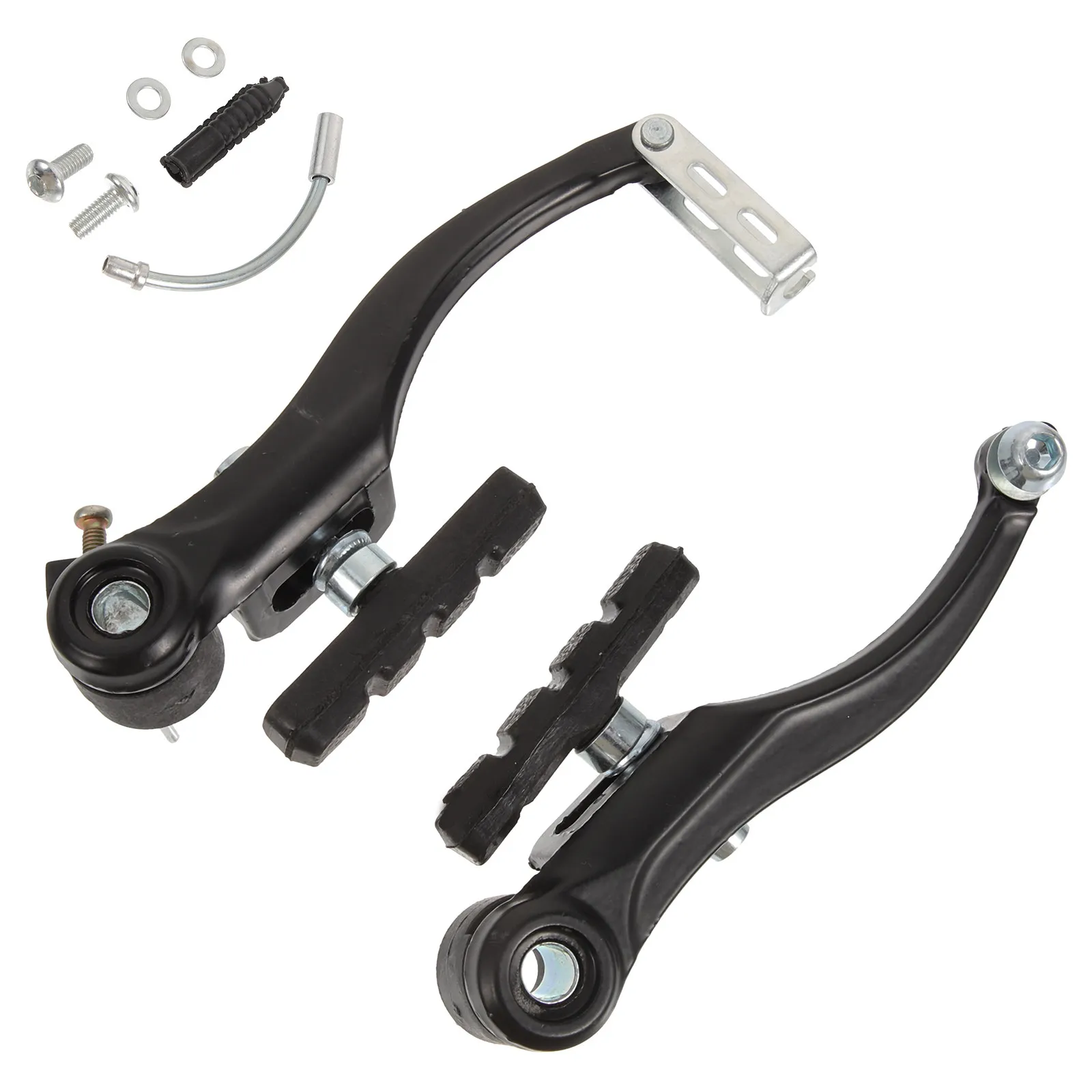 

1Pair Premium Mountain Bike Brake Levers Heavy-Duty Grooved Design for All Weather Braking Strong Sturdy Calipers Bike Brake