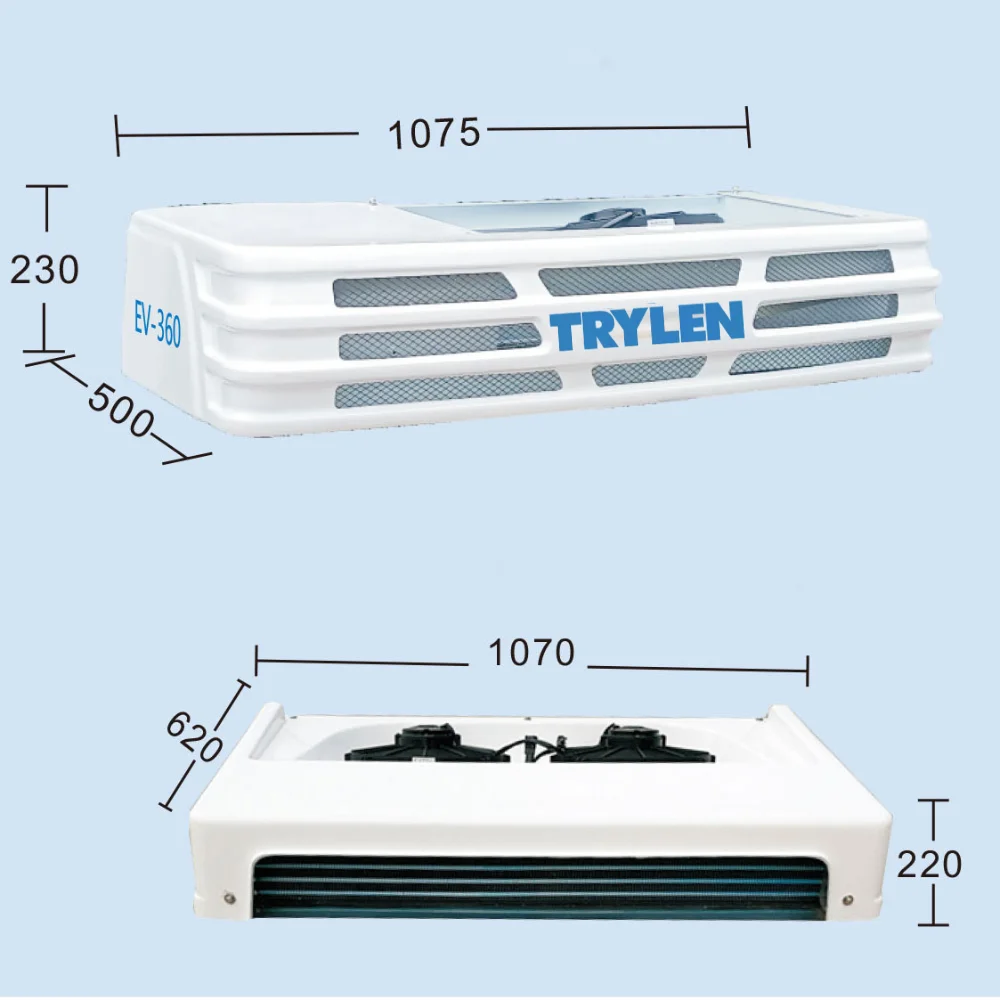 Electric Reefer Van Refrigeration Units Truck Refrigeration Unit For 8-10m3 Refrigerated Box