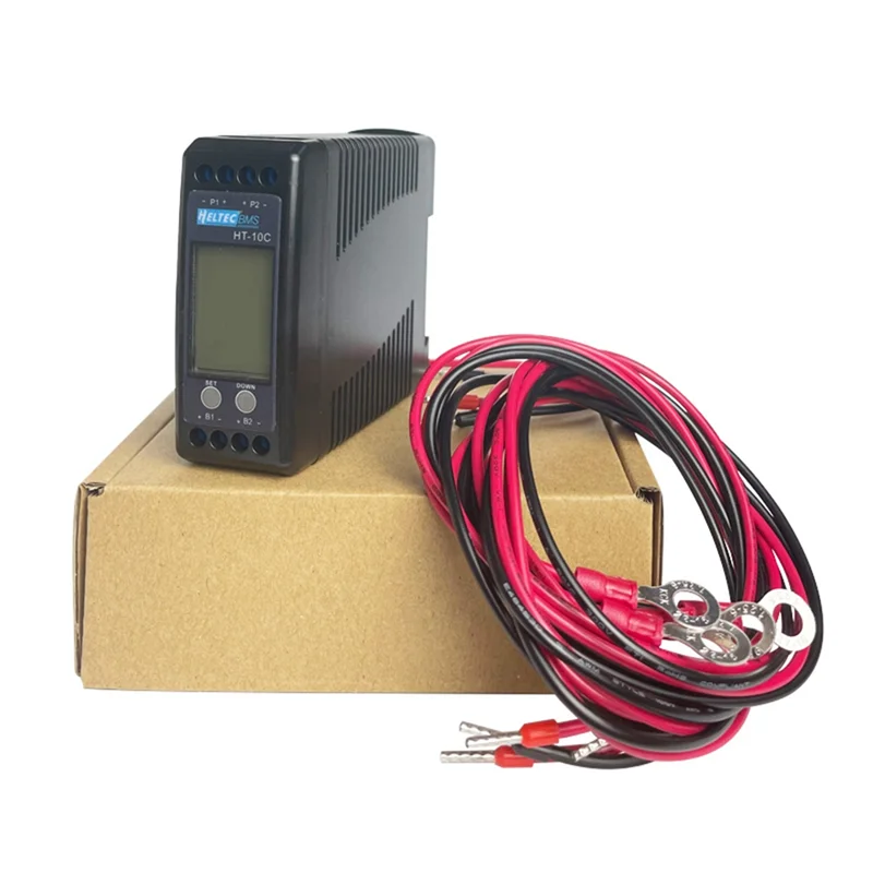 

H ELTEC AUTOMATION 12V Lead Acid Battery Equalizer 10A Active Balancer Lipo/Lifepo4 Connected in Parallel Series LCD Meter