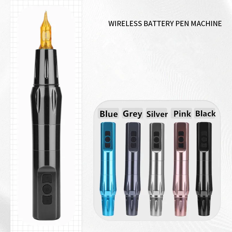 Professional Wireless Tattoo Machine Rotary Tattoo Pen Original Motor Power Battery Tattoo  pen Eyebrow Tattoo Striated scalp