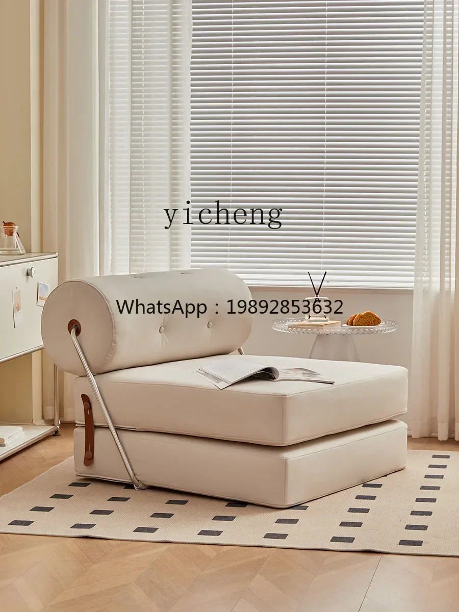 

X5-6 folding sofa bed lazy tofu block taji cream module dual purpose
