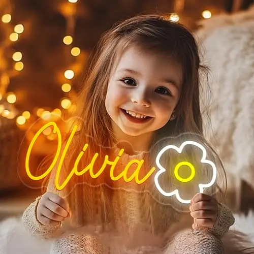 

Personalized Neon Sign Custom LED Neon Sign USB Powered Multi Font Color Suitable For Birthday Party Weddings Wall Decoration