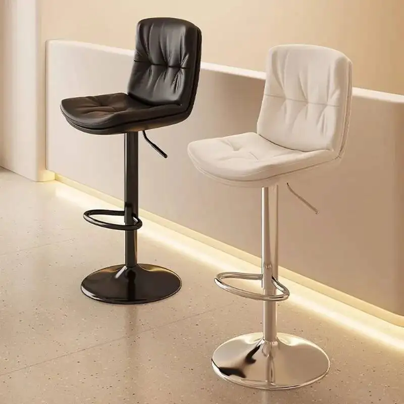 

Premium Beauty Bar Chair Luxury Nordic Modern Simple Bar Chair Comfortable Adjustable Height Taburetes De Bar Home Furniture
