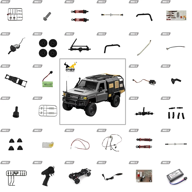 

MN MODEL MN82PRO LC79 RC Remote Control Car Parts Upgrade Wheel Eyebrow Non-destructive Installation OP Parts Rc Crawler Parts