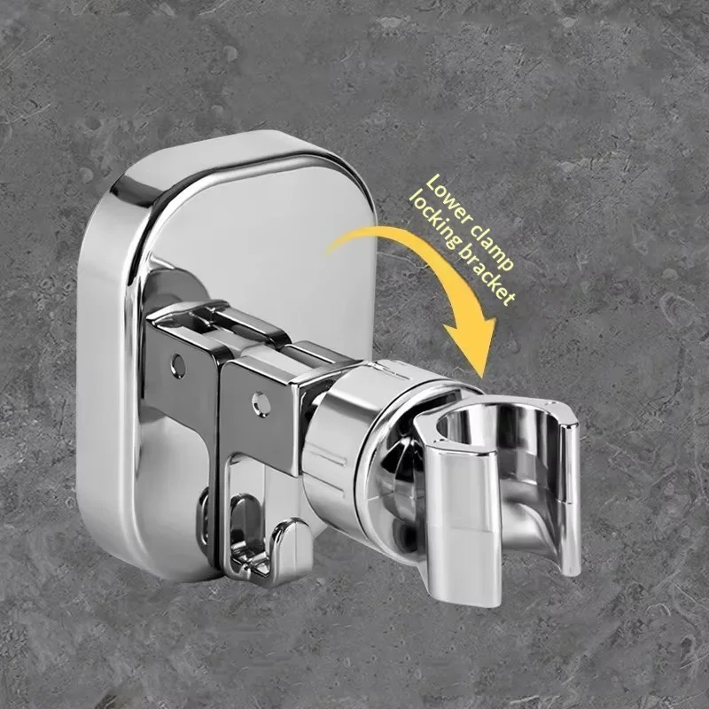 Einstellbare Dusche Rack Saugnapf Typ Lotus Baldachin Halterung Handheld Dusche Kopf Badezimmer Düse Feste Basis Hause Haustier Sauber