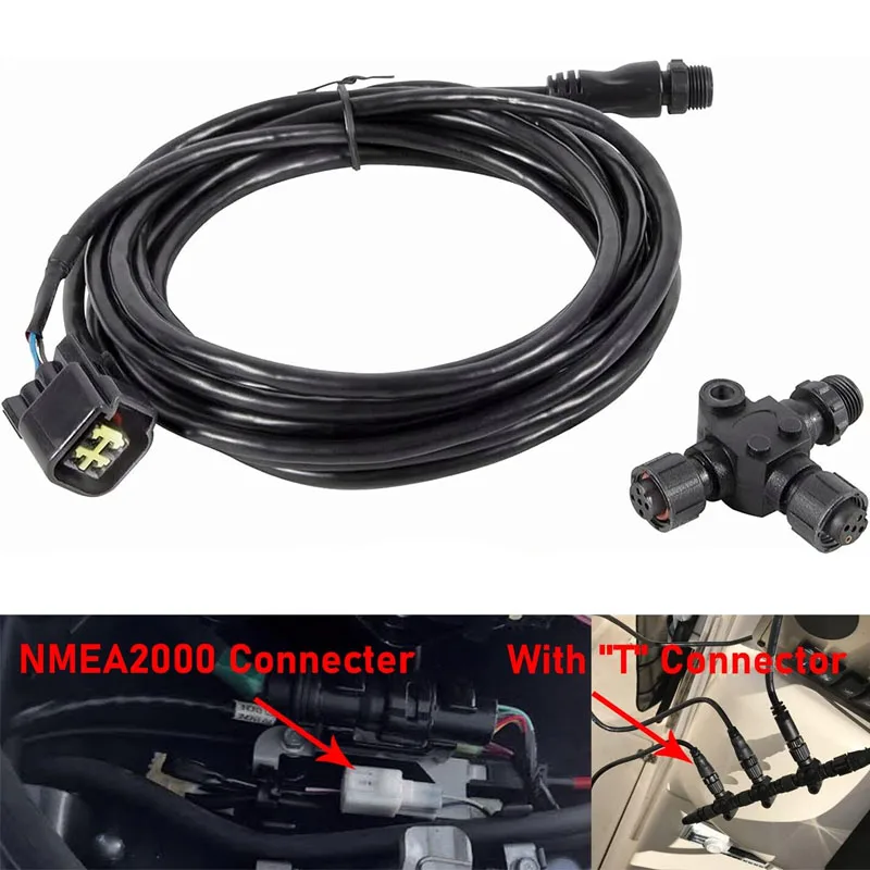 

For Yamaha 2006 & Newer Outboard Engine Interface Cable, for 000-0120-37, 3004.6865 Connects to NMEA 2000 Network (4.5m/15ft)