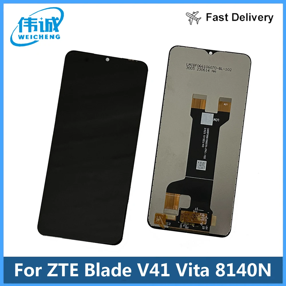 6.6 Inch Black For ZTE Blade V41 Vita 8140N LCD DIsplay Touch Screen Digitizer Panel Assembly Replacement