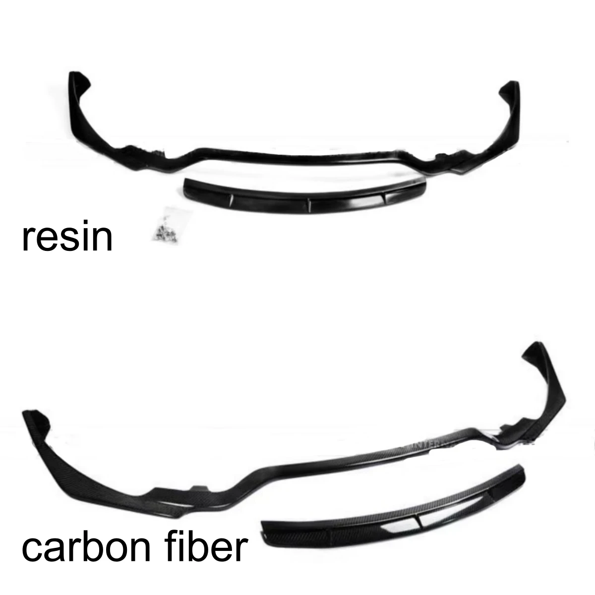 

For Hyundai Veloster Front Lip Shovel Assembly Modified Resin Carbon Fiber Surround Auto Accessories