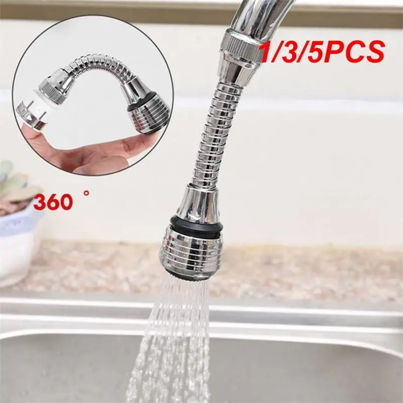 1/3/5PCS Water Pipe Joint Water Saving Device Adjustment Faucet Extension Kitchen Supplies Universal Creative Faucet Nozzle