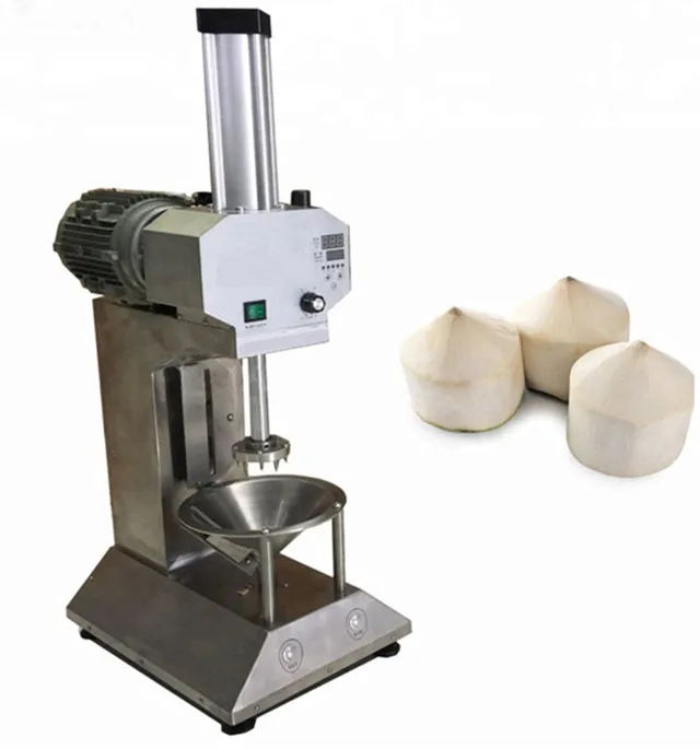 Fornecedor comercial de máquinas de processamento de coco para descascar casca de coco