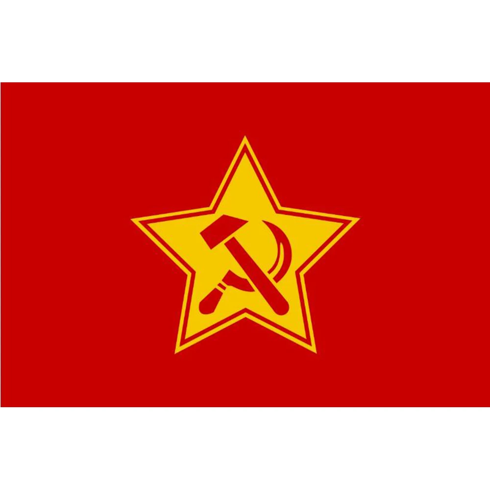 2X3FT 3x5 футов коммунистическая вечеринка Флаг Германии с люверсами на заказ домашний полиэстеровый баннер