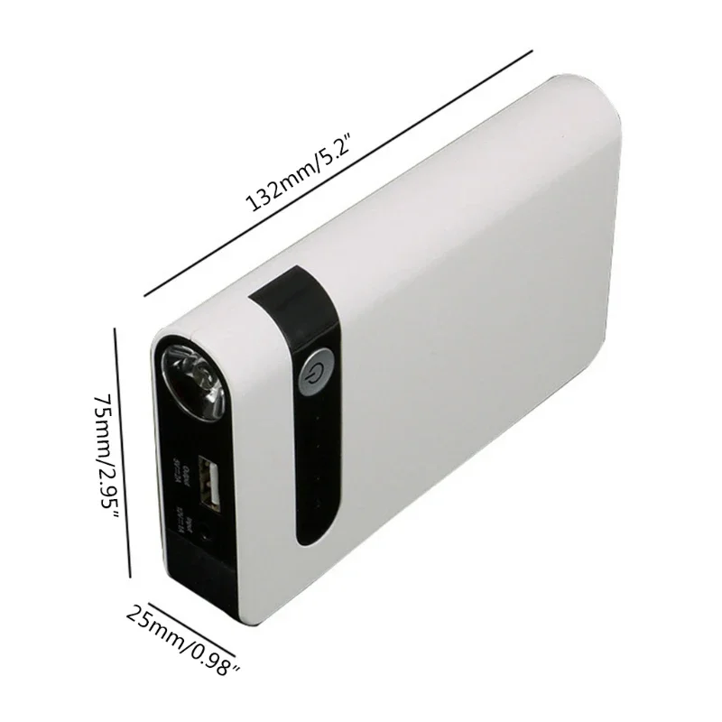 Emergency Car Battery Jump Starter 12V 20000mAh for Cellphone Tablets Waterproof Battery Booster