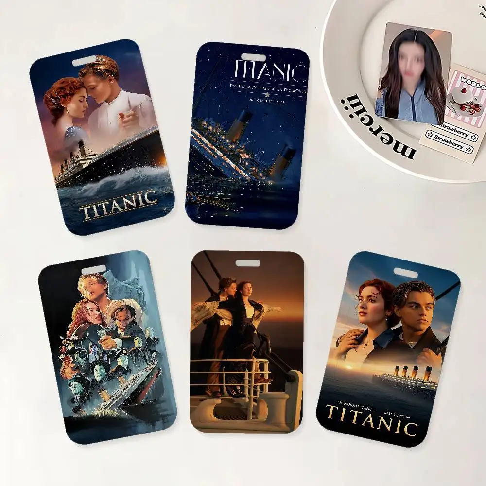 Classic Movie T-Titanic Ausweishalter mit Umhängeband für Büro, Schule, Namenskarten, Ausweishülle