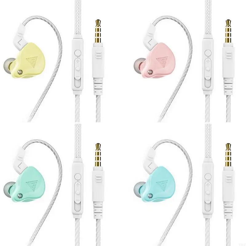 Y5LC QKZ AK6-X 3.5mm HIFI In-Ear Earbuds Music Sport Headphones Stereo Earphones Bass Sound Gaming Headset