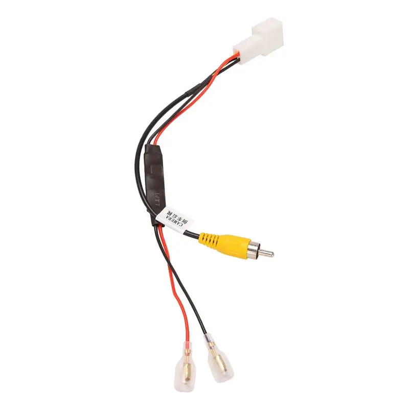 A48P-4X 4 Pin Car Reverse Camera Retention Wiring Harness Cable Plug Adapter Connector Fit For Toyota