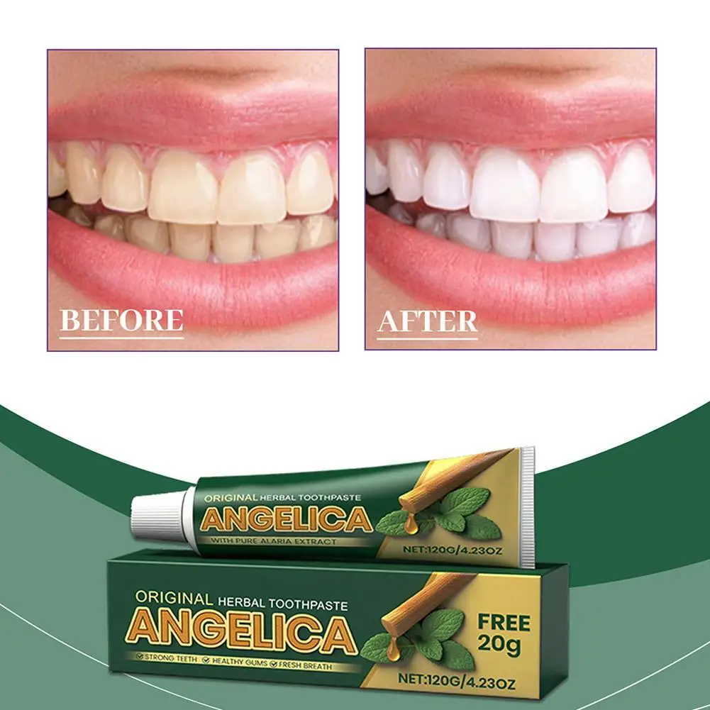 

120g Herbal Fresh Toothpaste - Gentle Formula Toothpaste, Daily Cleaning & Teeth Care, Dental Care Toothpaste