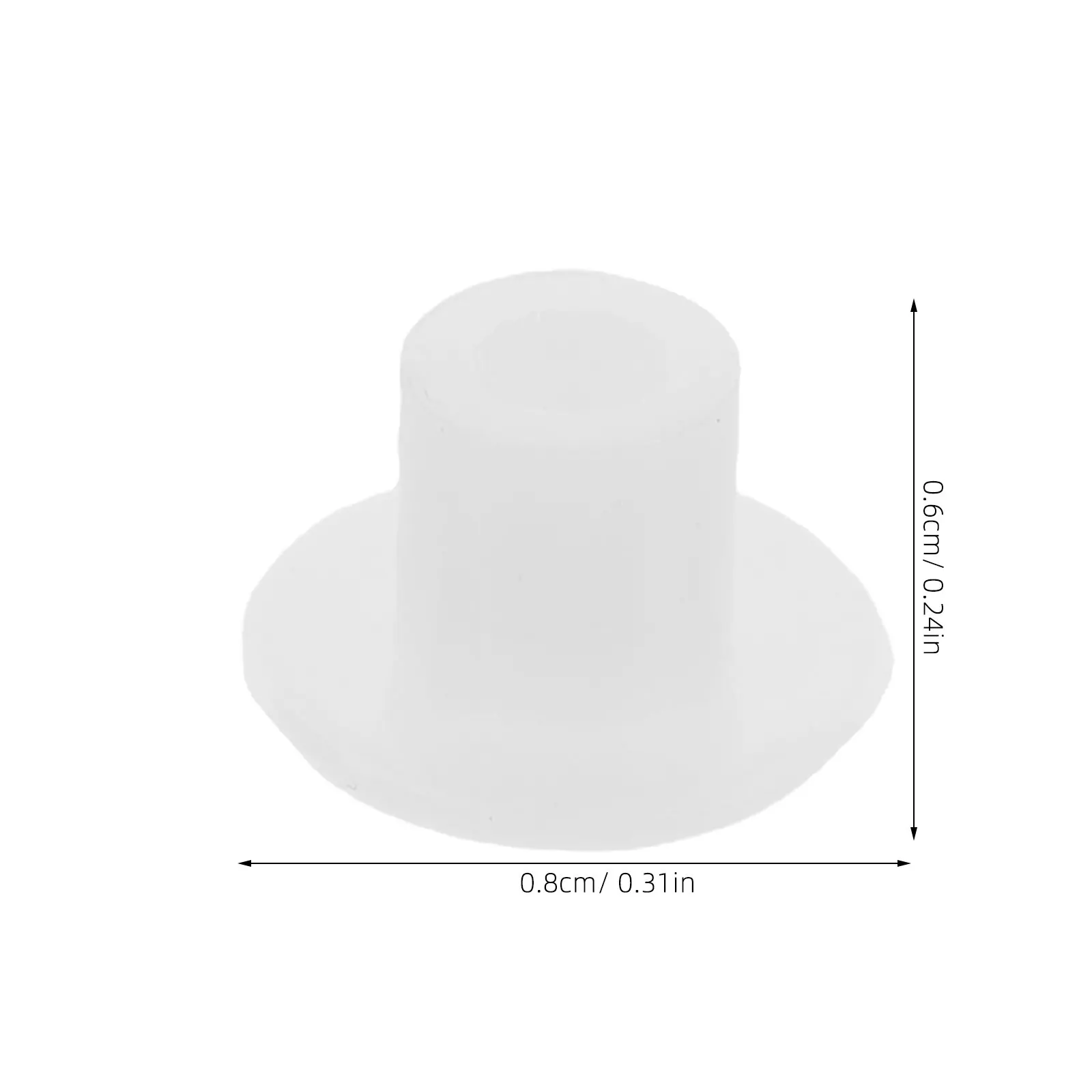 1200Pcs Plastic Furniture Hole Plugs White Round 5Mm Screw Cap Covers Dustproof Scratch Resistant for Cabinets Tables Shelves