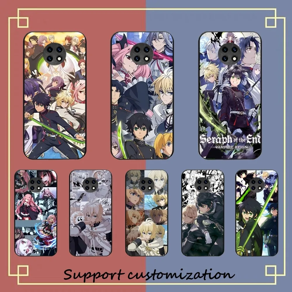 Anime Owari No Seraph Of The End Phone Case For Redmi Note 4 X 5 A 6 7 8 T 9 9S 10 11 11S 11Epro Poco M3 pro