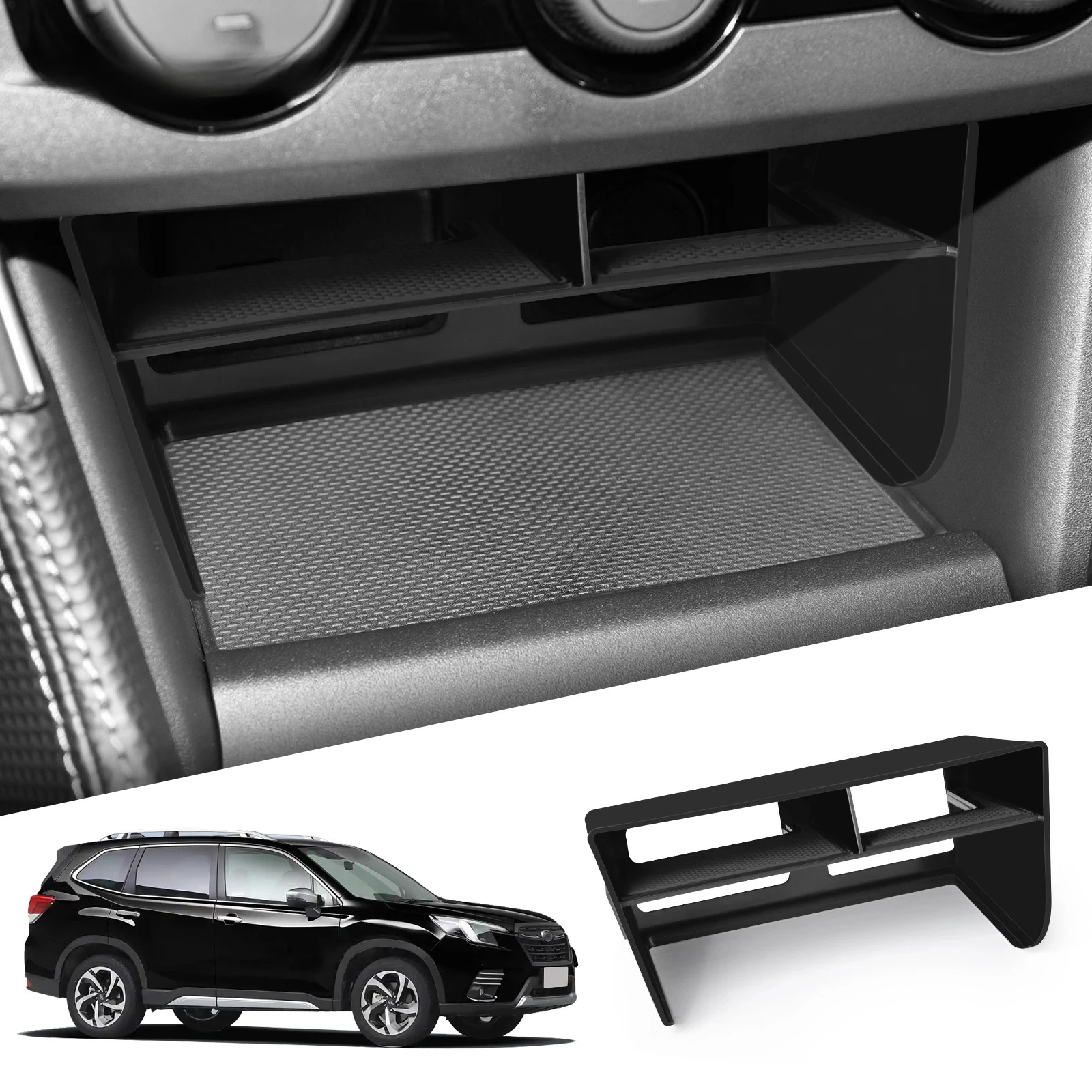 Storage Box Container Case Car Central Console Organizer Box For Subaru Forester 2019 2020 2021-2024 Auto Interior Accessories