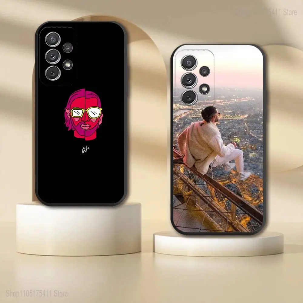 

Rapper P-PNL Q-QLF-F Cool Phone Case For Samsung S 25,24,23,22,30,21,10,9,Ultra,Plus,Lite,FE,4,5G Black Soft Case