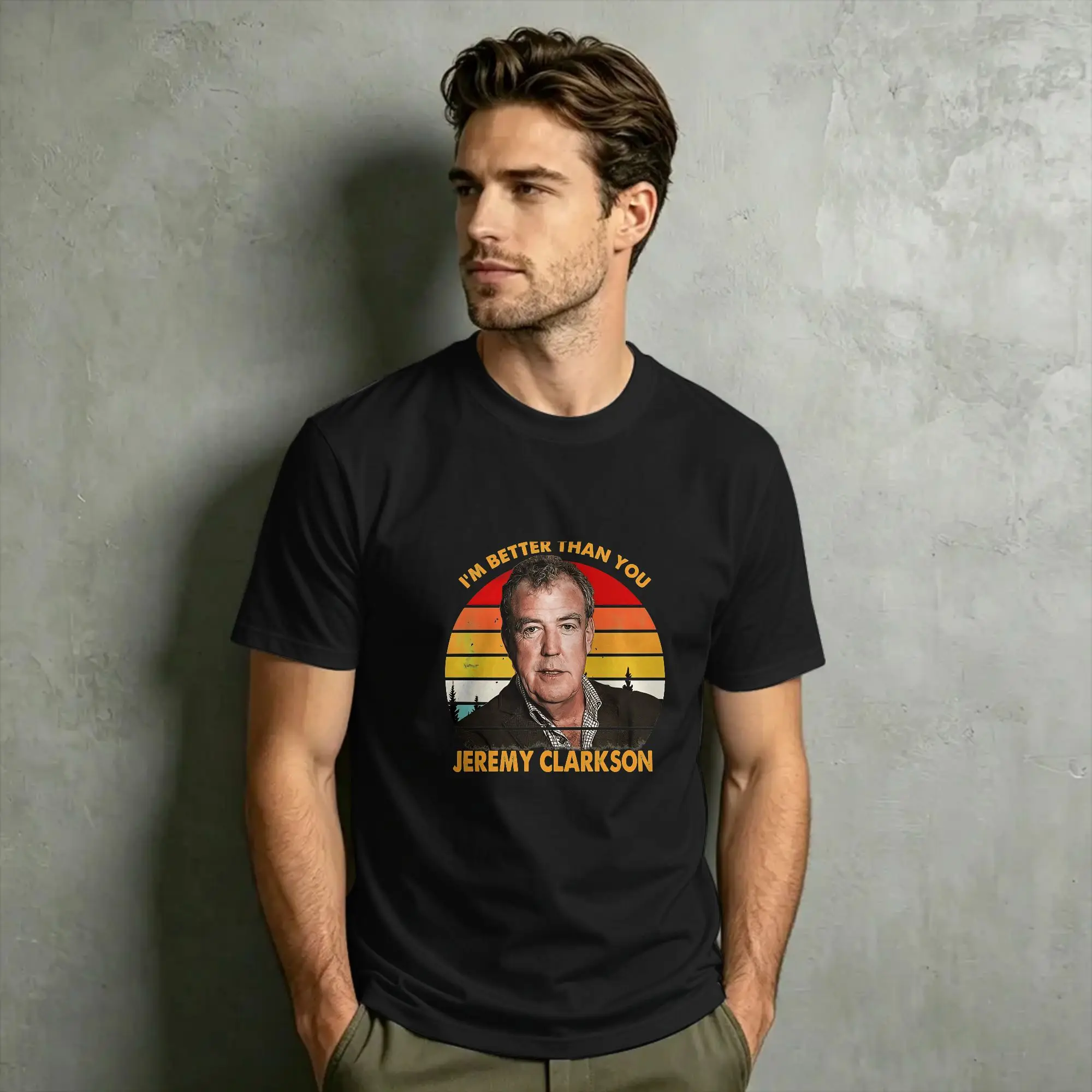 Мужские футболки Jeremy Clarkson Farm, оригинальные футболки с короткими рукавами и круглым вырезом, футболки из чистого хлопка, одежда больших размеров