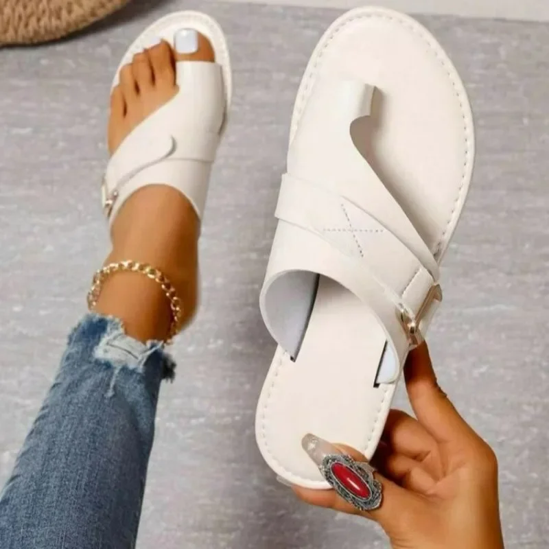 2024 New Women Slippers Outside Casual Beach Women Slippers Flat Flip Flop Sandals Walking Ladies Slides Women Zapatos De Mujer