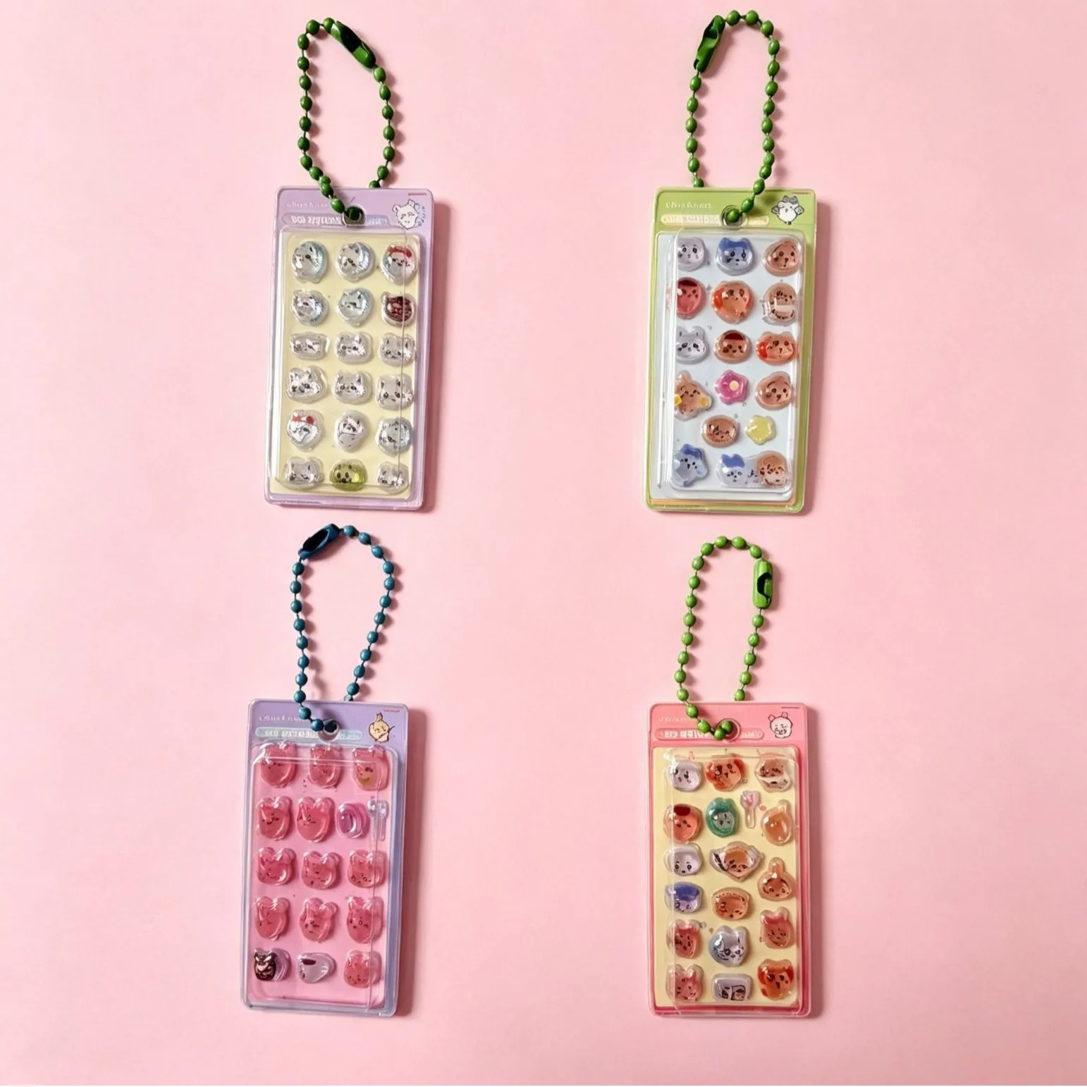 Chiikawa Mini 3D Crystal Stickers New Style Cartoon Hand Account  Decoration Children's Creative Relief Stickers Cute Stickers