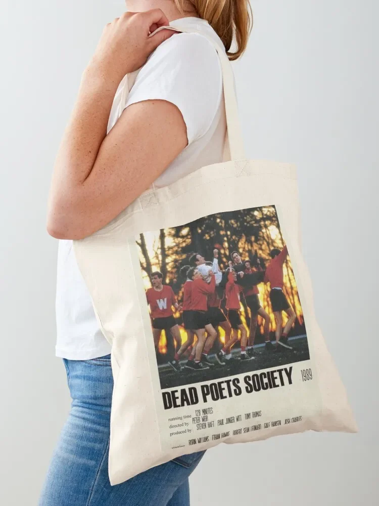 Dead Poets Society Poster Tote Bag eco pack reusable grocery bags Canvas bag Bag