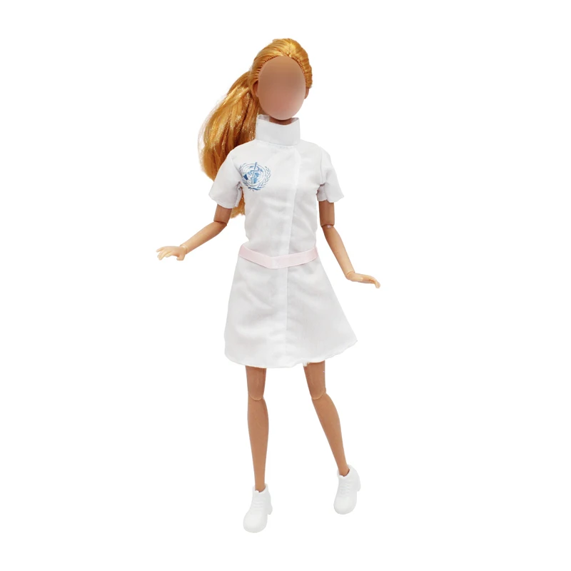 Doctor Nurse Costume Scene Cosplay Clothes For Barbie 11 Inch Doll Accessories For Barbies Accessories