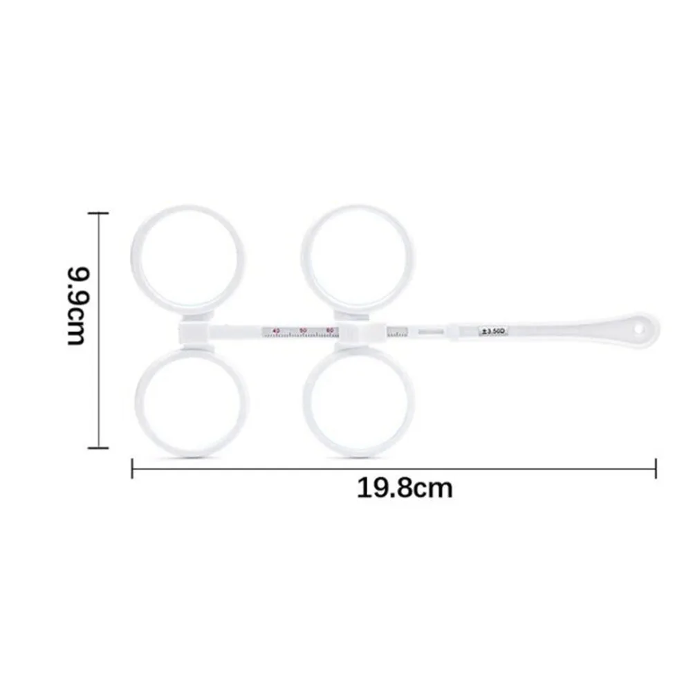 1pc Vision Training Ball ±100° Adjustable Plastic Ophthalmic Flipper For Myopia Eye Test Tool Lightweight Ophthalmic Training