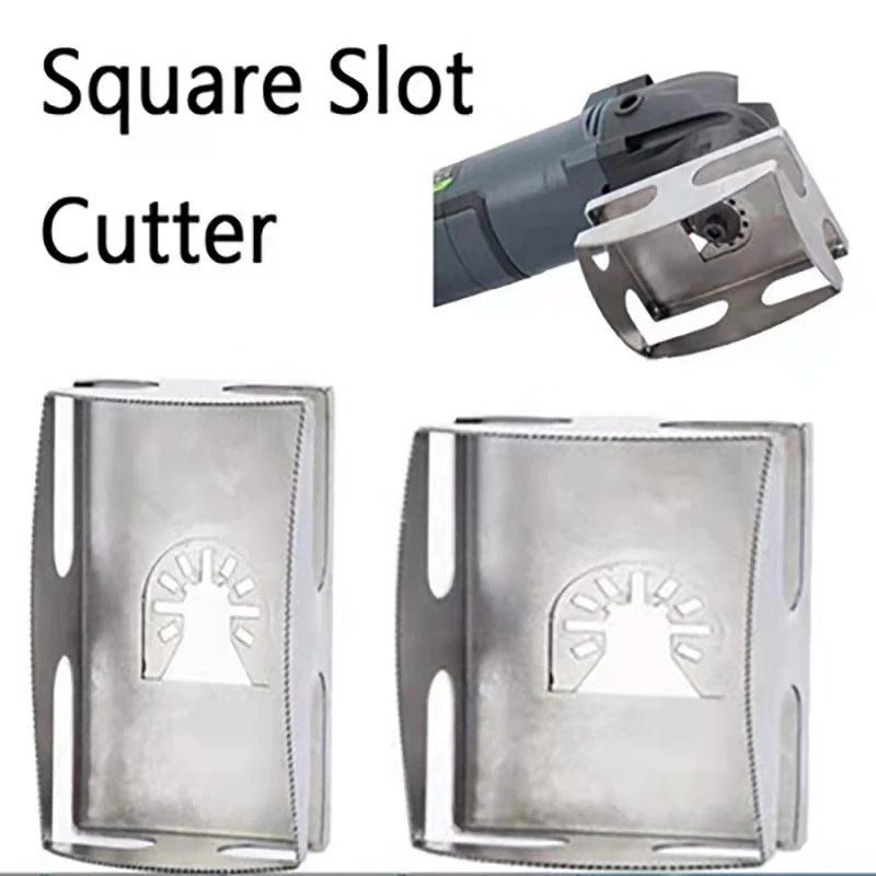 

Stainless Steel Rectangle And Square Slot Cutter For Plastic Metal Or Low-Voltage Electrical Boxes Mounting Wood Milling Cutter