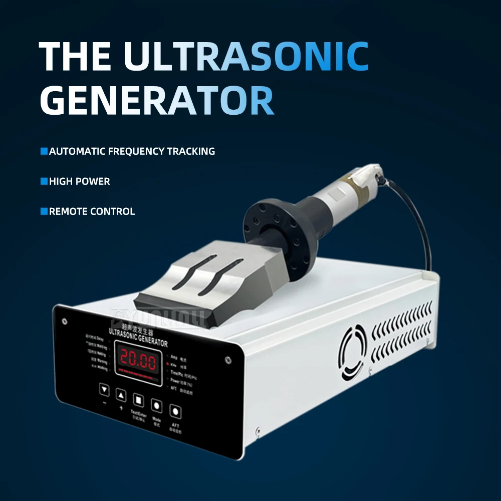Ultrasonic Generator 20K Enclosure 2600W Earband Spot Welder Sheet Metal Punching Machine Plastic Welding Machine Composite