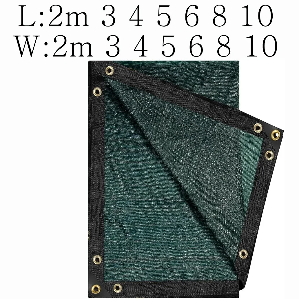 Large Custom Sun Shade Sail 2 3 4x4 5x5 6 8*8 10 12 Garden Tent Sun Shelter Backyard Canopy Green Uv Block Sunrays Camo Netting