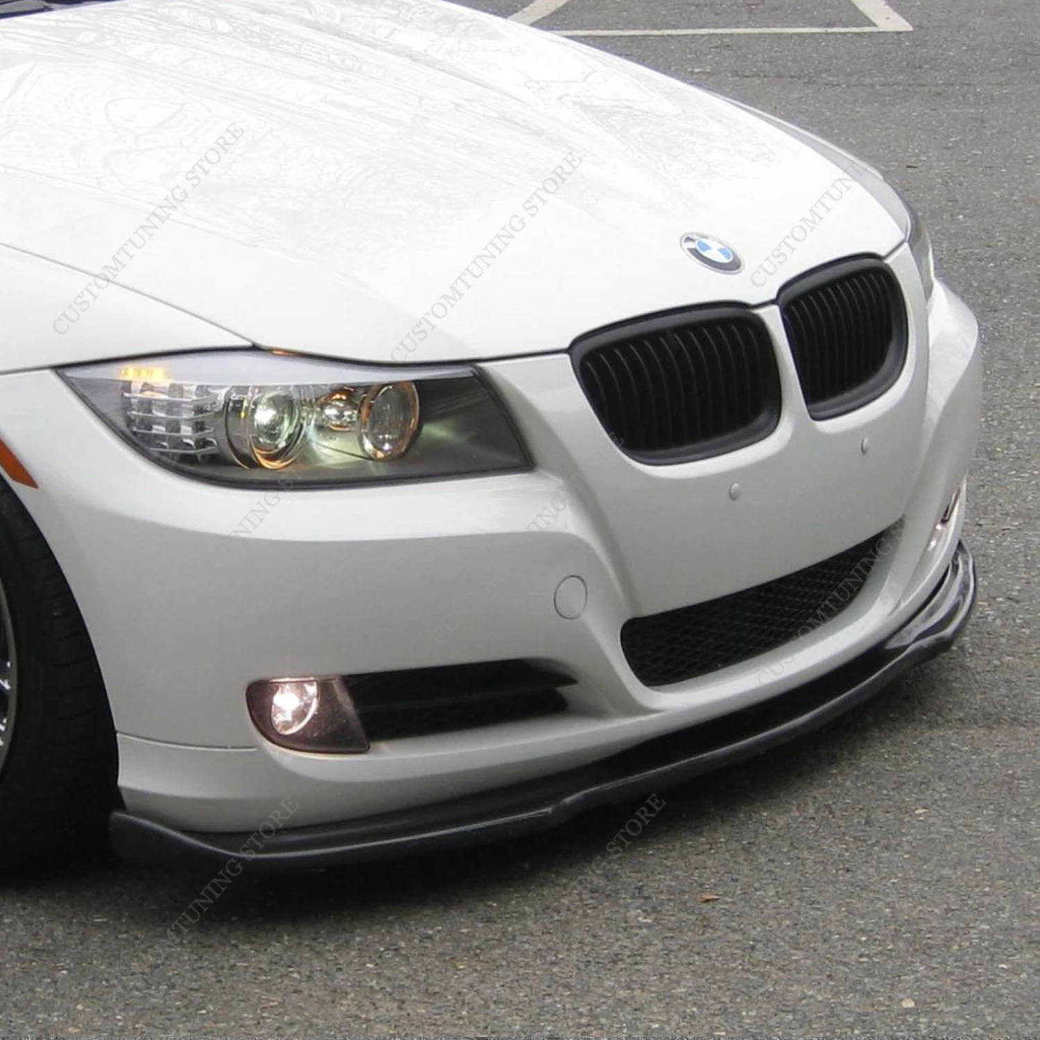 2734 - Canards Abdeckungen Flaps Splitter ABS Glanz Für BMW 3er E90 E91 Lci M Paket