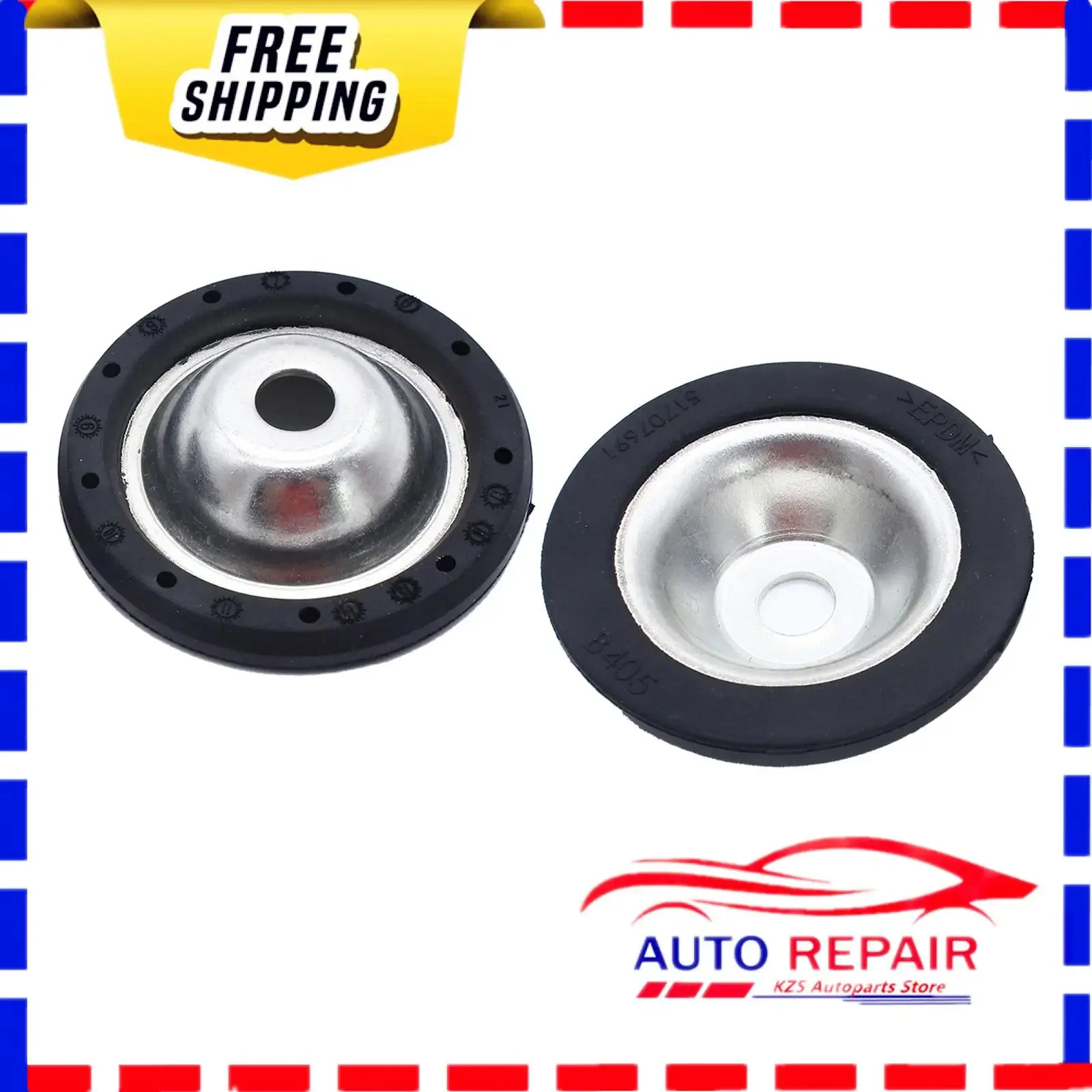 

2Pcs 51707691 Top Shock Absorber Mount Plates Spring Plates Set for Fiat 500